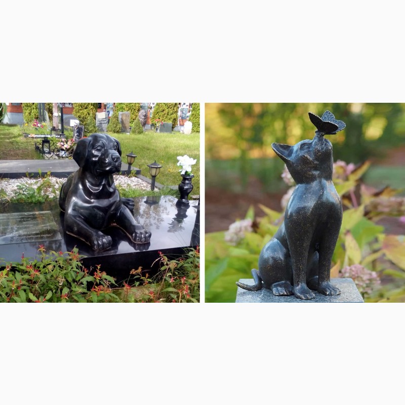 Фото 4. Скульптурное надгробие для домашнего животного под заказ h