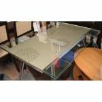 Кухонные стеклянные столы TB006 отзывы, кухонный стол раскладной TB006 Украина
