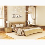Деревянная двуспальная кровать Венеция Люкс Эстелла 160х200