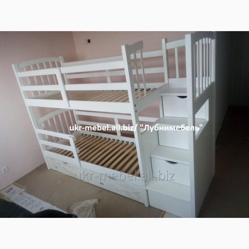 Фото 6. Кровать двухъярусная деревянная Форт, двоярусне (двоповерхове) ліжко