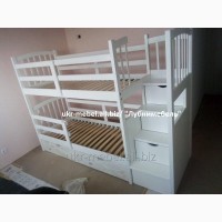 Кровать двухъярусная деревянная Форт, двоярусне (двоповерхове) ліжко