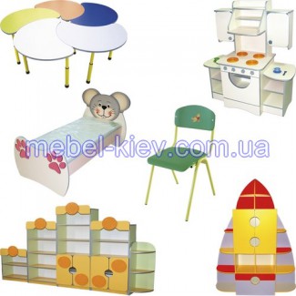 Столы, стулья, кровати для детского сада