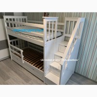 Двухъярусная деревянная кровать Стелла, двоярусне (двоповерхове) ліжко