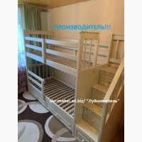 Двухъярусная деревянная кровать Стелла, двоярусне (двоповерхове) ліжко