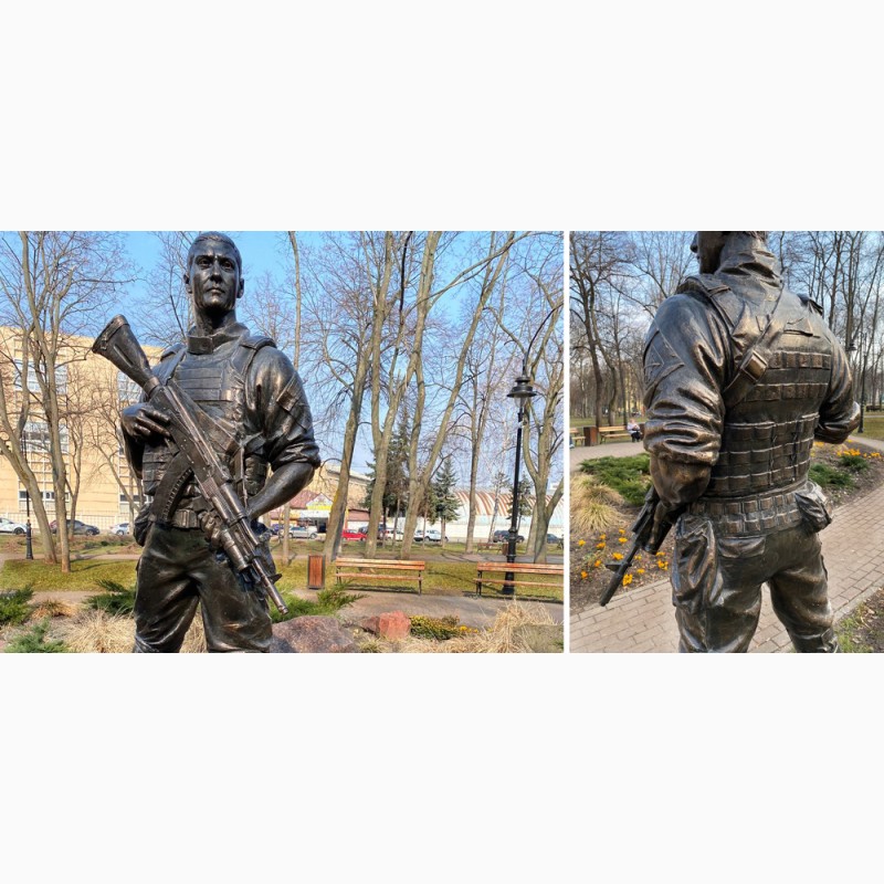 Фото 6. Памятники скульптуры и надгробия на заказ для военных солдат под заказ