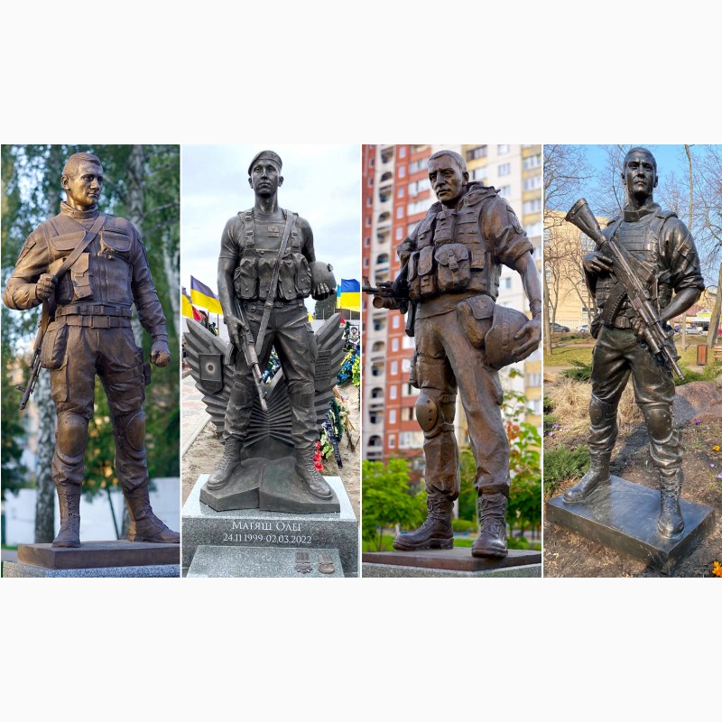 Фото 6. Неповторимые символы отваги уникальные памятники погибшим солдатам Украины