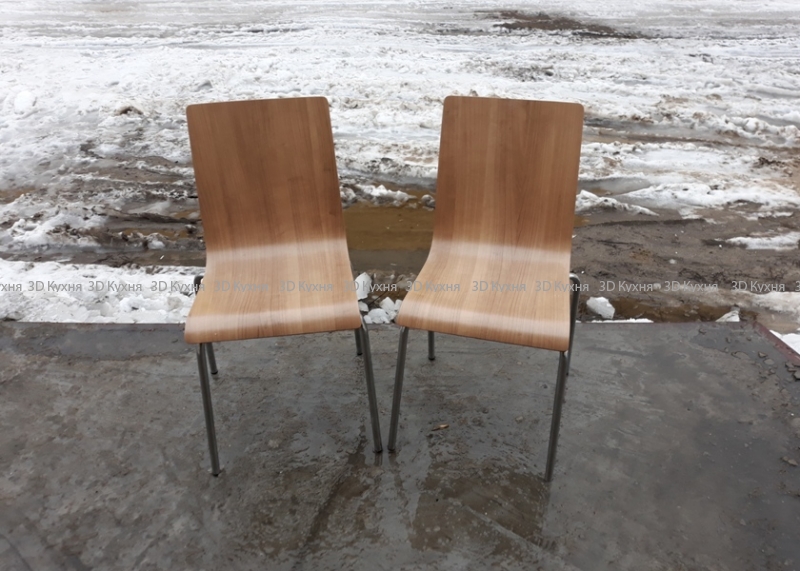 Фото 2. Деревянные стулья б/у на металлических ножках мебель бу в ресторан кафе