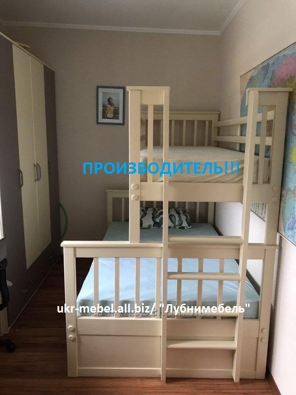 Фото 6. Кровать двухъярусная деревянная Магелан, двоярусне (двоповерхове) ліжко