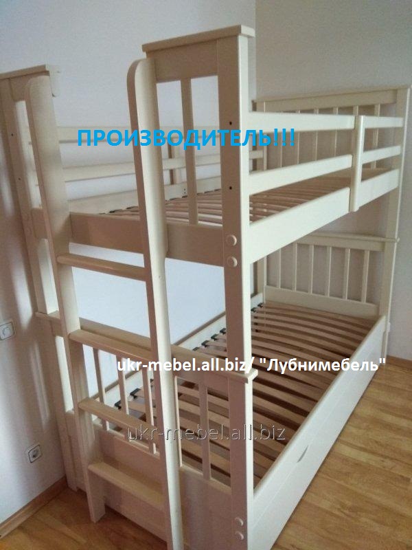 Фото 12. Кровать двухъярусная деревянная Магелан, двоярусне (двоповерхове) ліжко