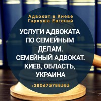 Услуги опытного адвоката, Киев и область