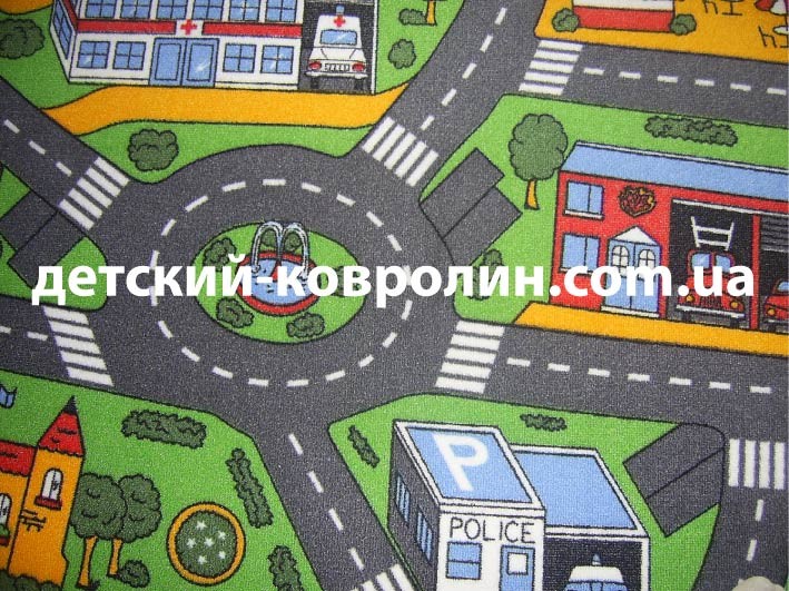 Фото 2. Дитячий килим дорога City Life. Доставка по Україні