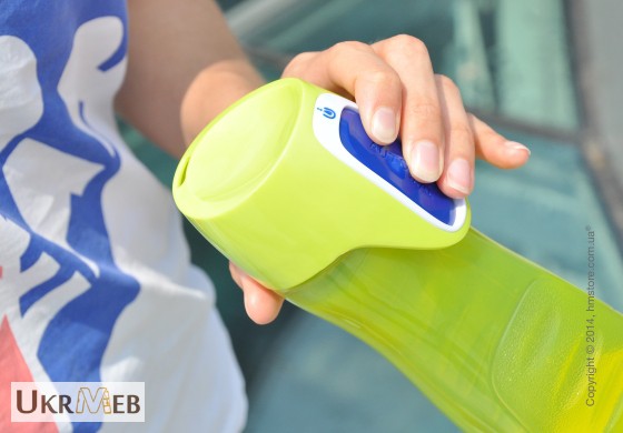 Фото 3. Бутылка спортивная Contigo Kids Trekker, Citrus-Blue 420 мл