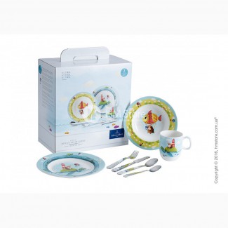 Набор посуды для детей из коллекции Chewy around the world от «Villeroy Boch»