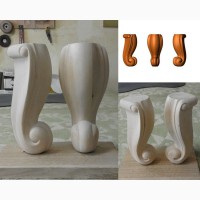 На заказ фигурные точеные ножки опоры из дерева для корпусной мягкой деревянной мебели