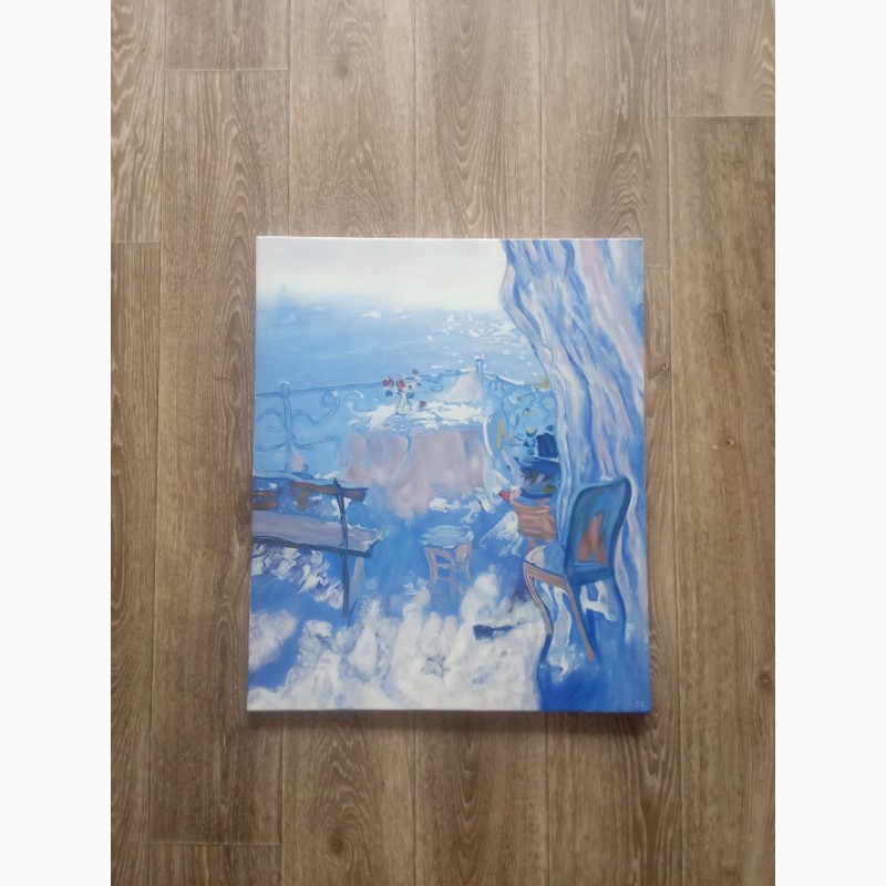 Фото 5. Картина Терасса холст, масло, 40х60 см