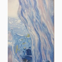 Картина Терасса холст, масло, 40х60 см