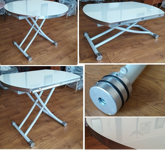 Фото 3. Стол раскладной Тино стол-трансформер, диаметр 90 см