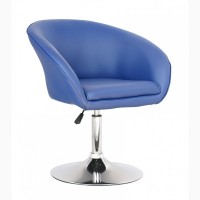 Крісло для перукарень Мурат, шкірозамінник, чорний, синій, бежевий, білий