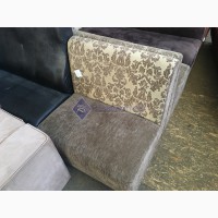 Продажа диванов б/у тканевых коричневых с узором для кафе
