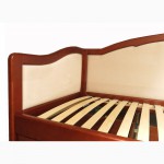 Деревянный диван-кровать Лорд с ящиками из массива ясеня