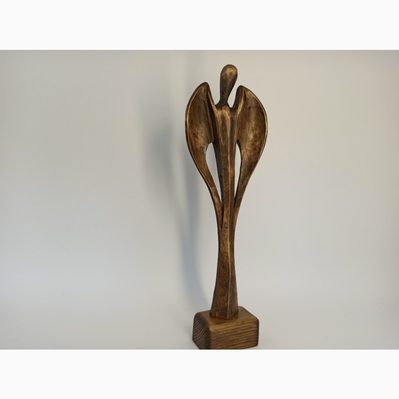 Фото 3. Статуетка Ангела 23 см, статуетки модерн, ручна робота, деревяні статутетки, подарки