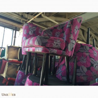 Продам розовые кресла бу для кафе