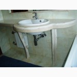 Столешница мраморная, столик в ванную из мрамора - 3 500 грн