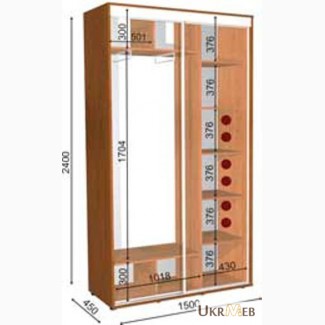Шкаф купе 150 45 240