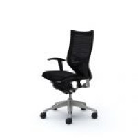 Кресло офисное OKAMURA CP Black, серебряная