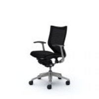 Кресло офисное OKAMURA CP Black, серебряная