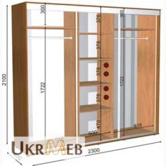 Шкаф купе 230 60 210