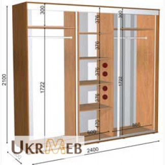 Шкаф купе 240 60 210